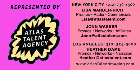 Represented by Atlas Talent Agency